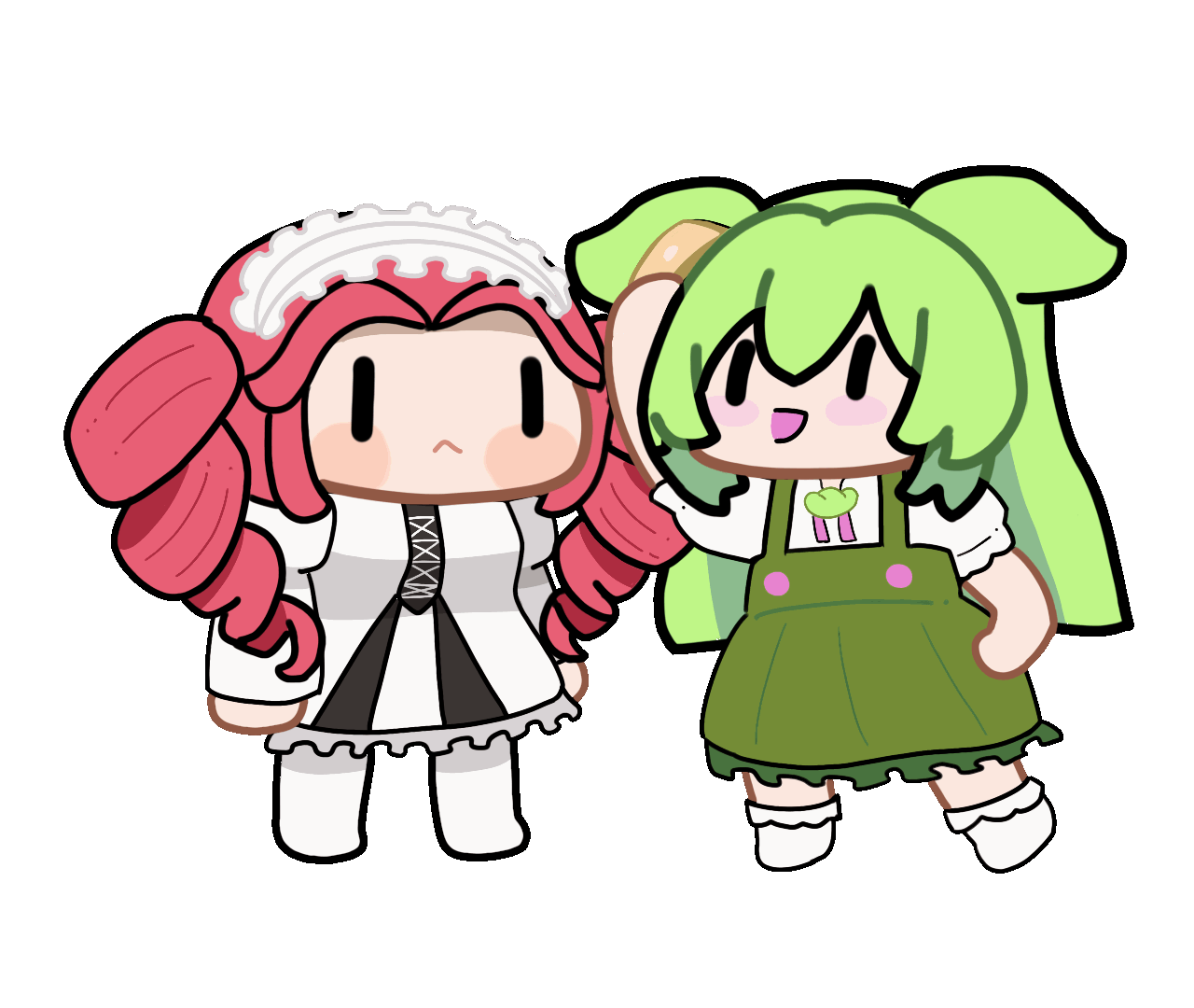 【四国めたん　ずんだもん】お札でビンタ-1