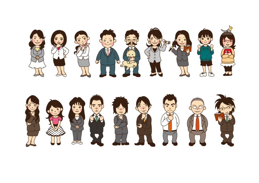 似顔絵キャラクター-1
