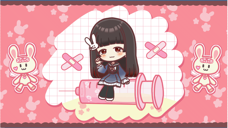 【無償企画】卯花柚希様・Live2Dアニメーション-1