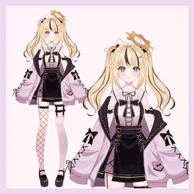 【イラスト・Live2Dモデリング】我楽スピカ様-1