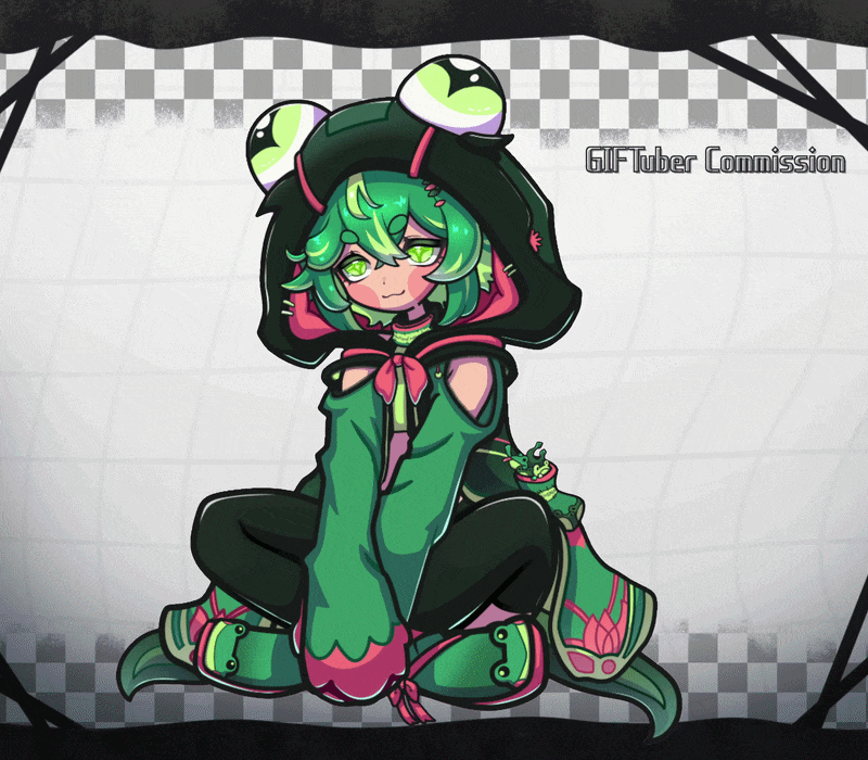 アニメーションPNGTuber for kermit_on_wheels-1