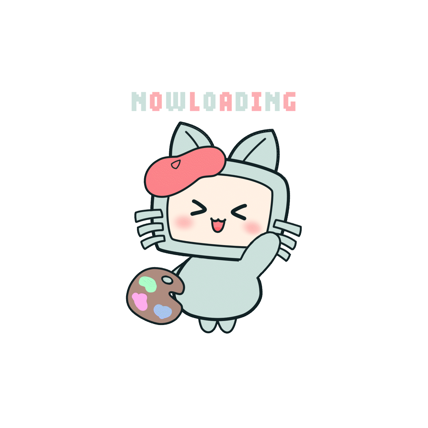 Palette Bot HP　ロードアニメーション-1