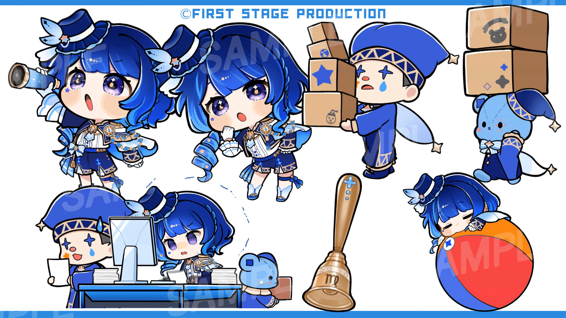 いちプロ所属 星影テトラ様 SDアニメーション-1