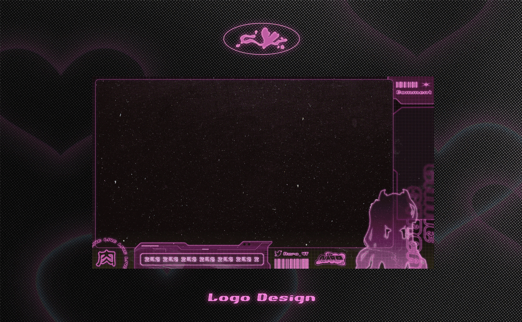 [Free]Stream Overlay 𖥔  Neon-1