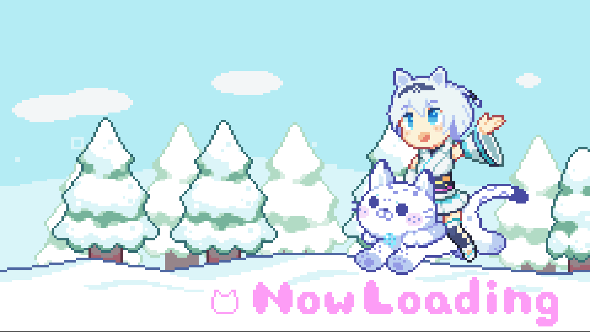 琥珀ねね様 OP、EDループアニメ-1