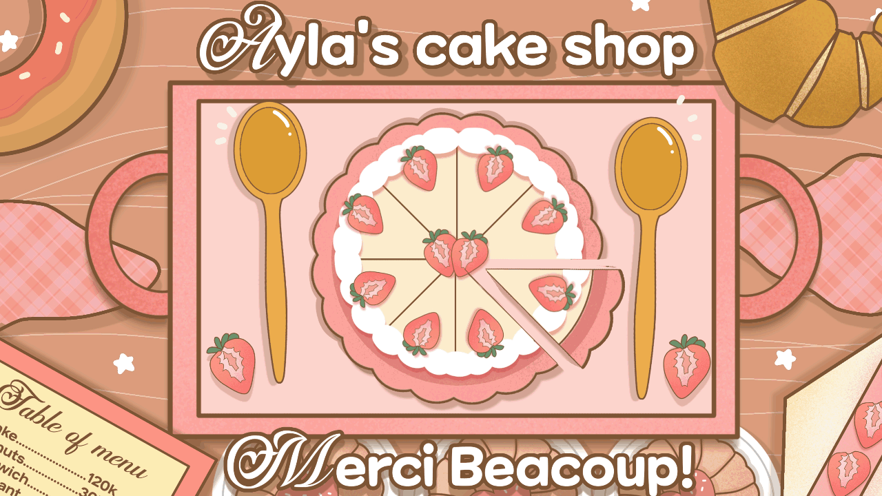 Set Up pastry & cake themed ready stock-1