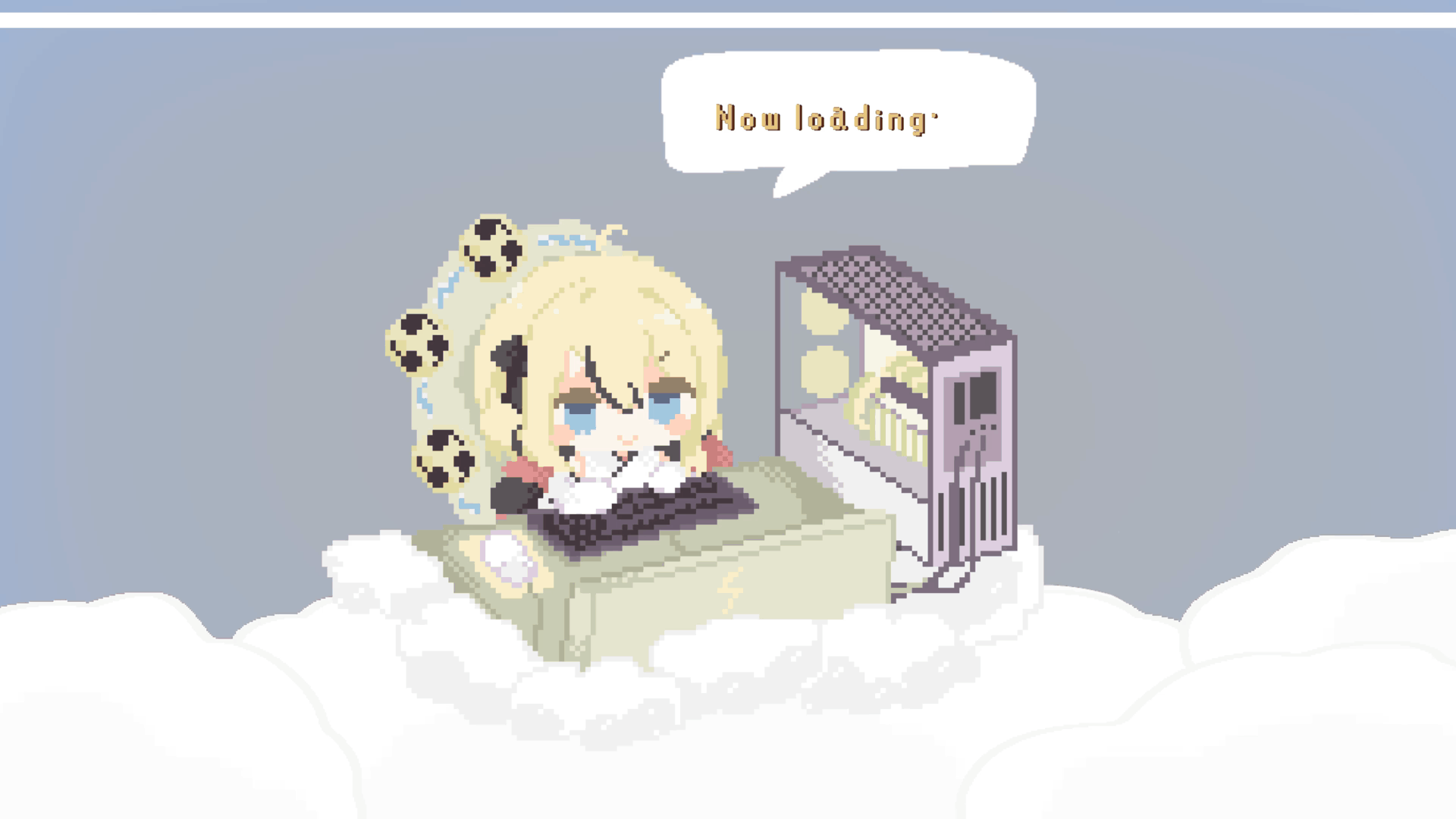 雷鳴くう様 配信画面画面、ED画面-1