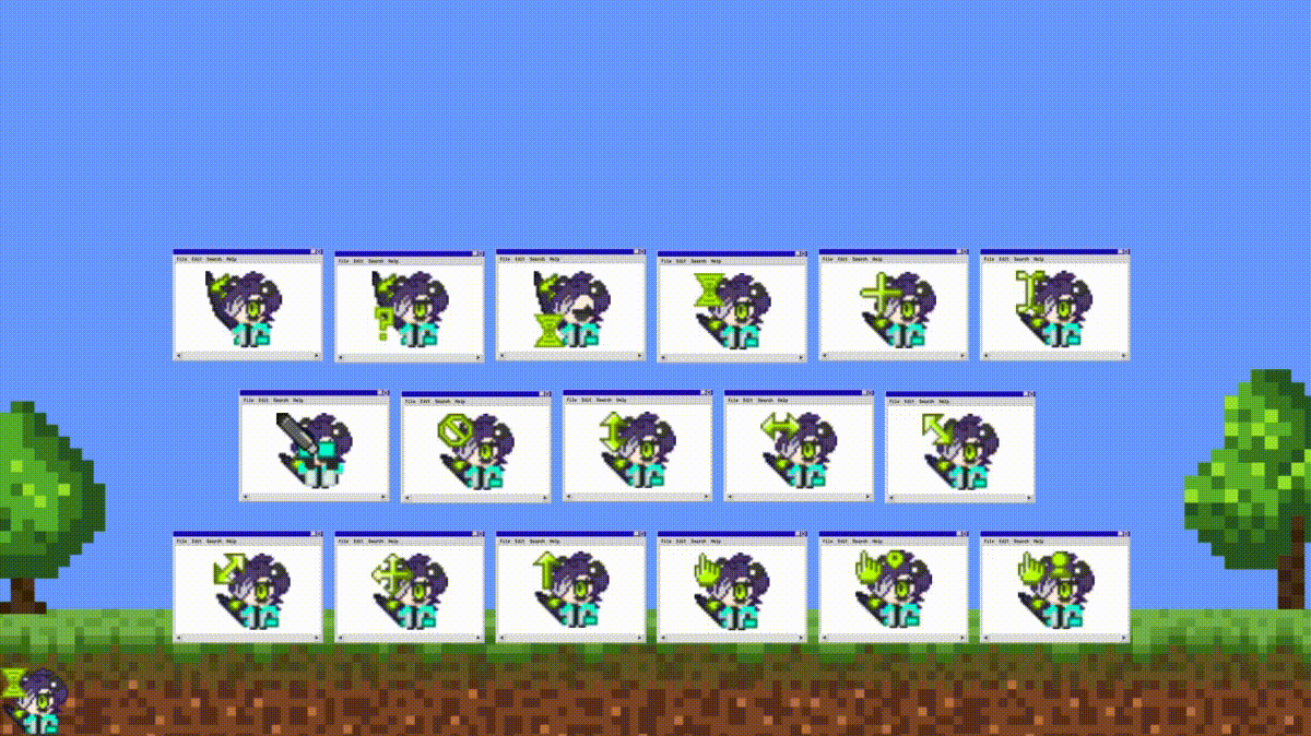 【ドット絵】マウスカーソル-1