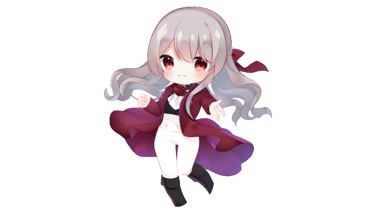 SDイラスト・live2dまばたきアニメーション┆絢織かれん様 -1