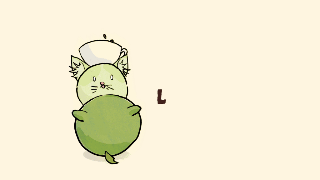 ライム猫_LOADING画面【gif】-1