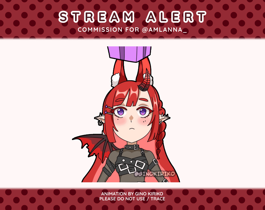 Animated Stream Alert for Lanna - Indie Vtuber-1