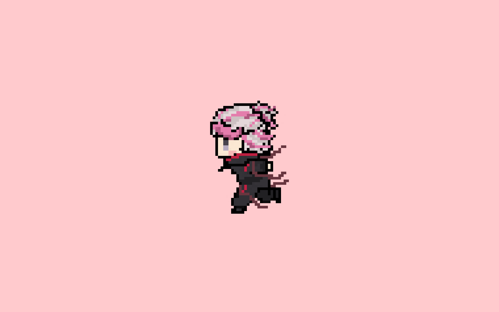 緋城アリアさま　ドット絵イラスト-1