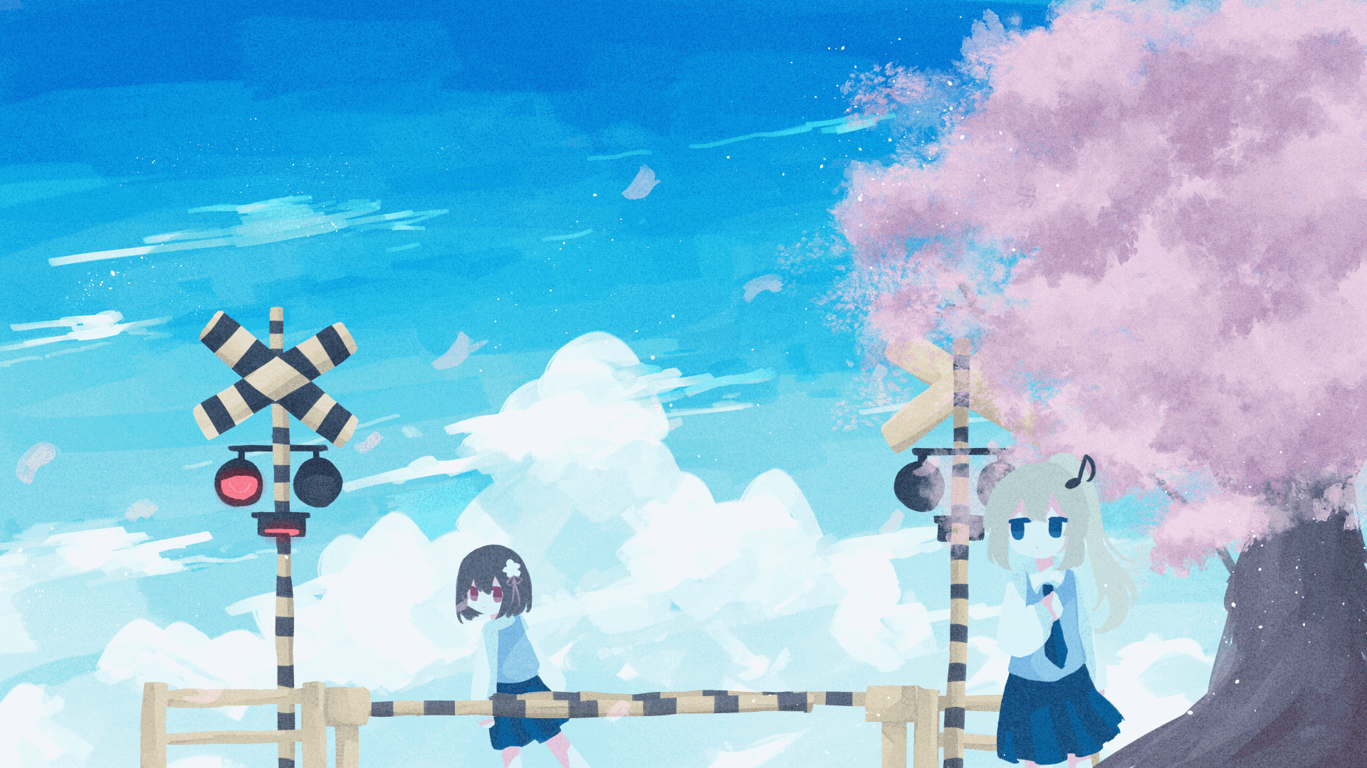 Ton Magie様/RoaNn様合作「春風」ジャケットイラスト・アニメーション-1