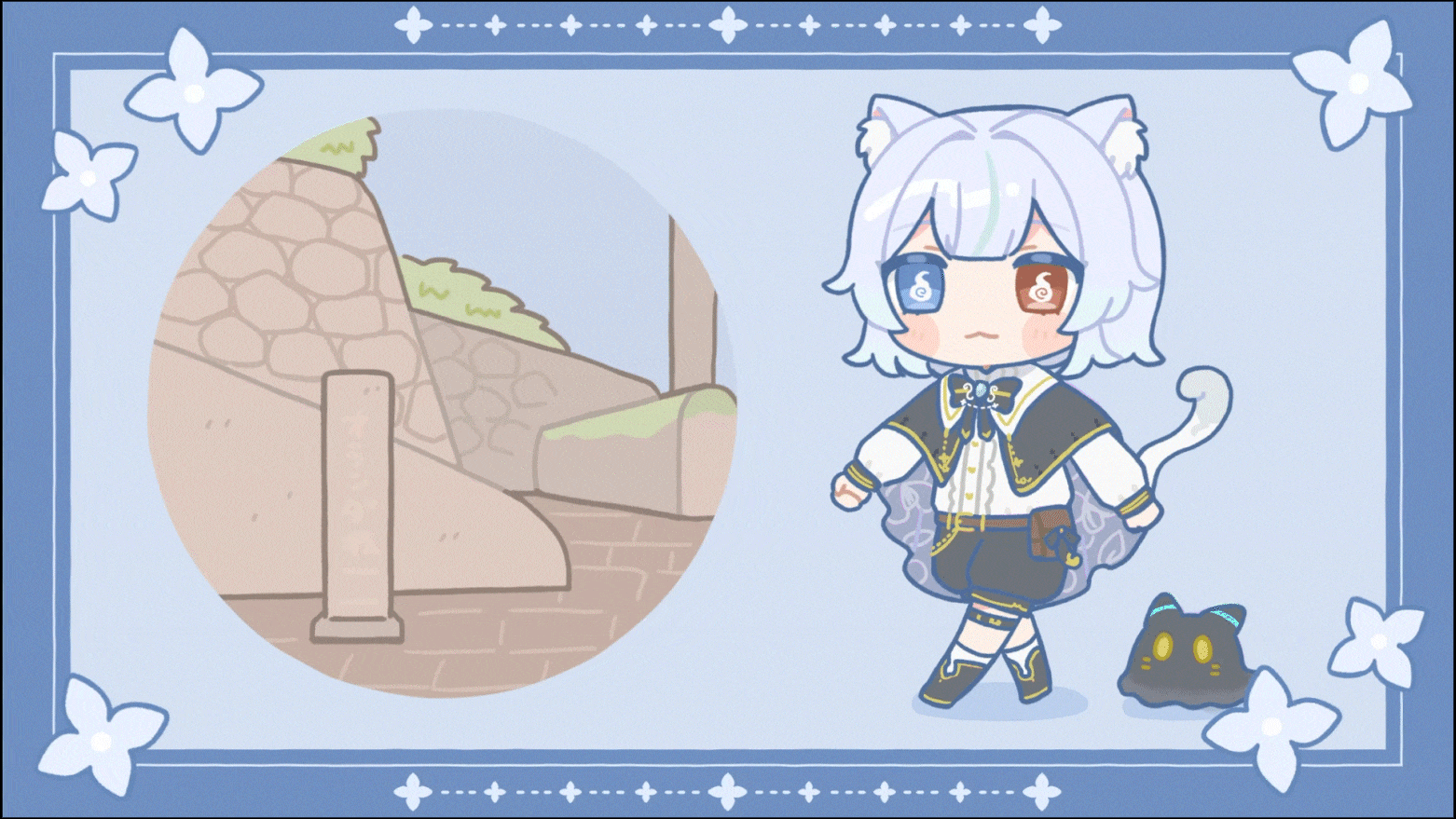 あもじょシロ様 待機画面アニメーション-1