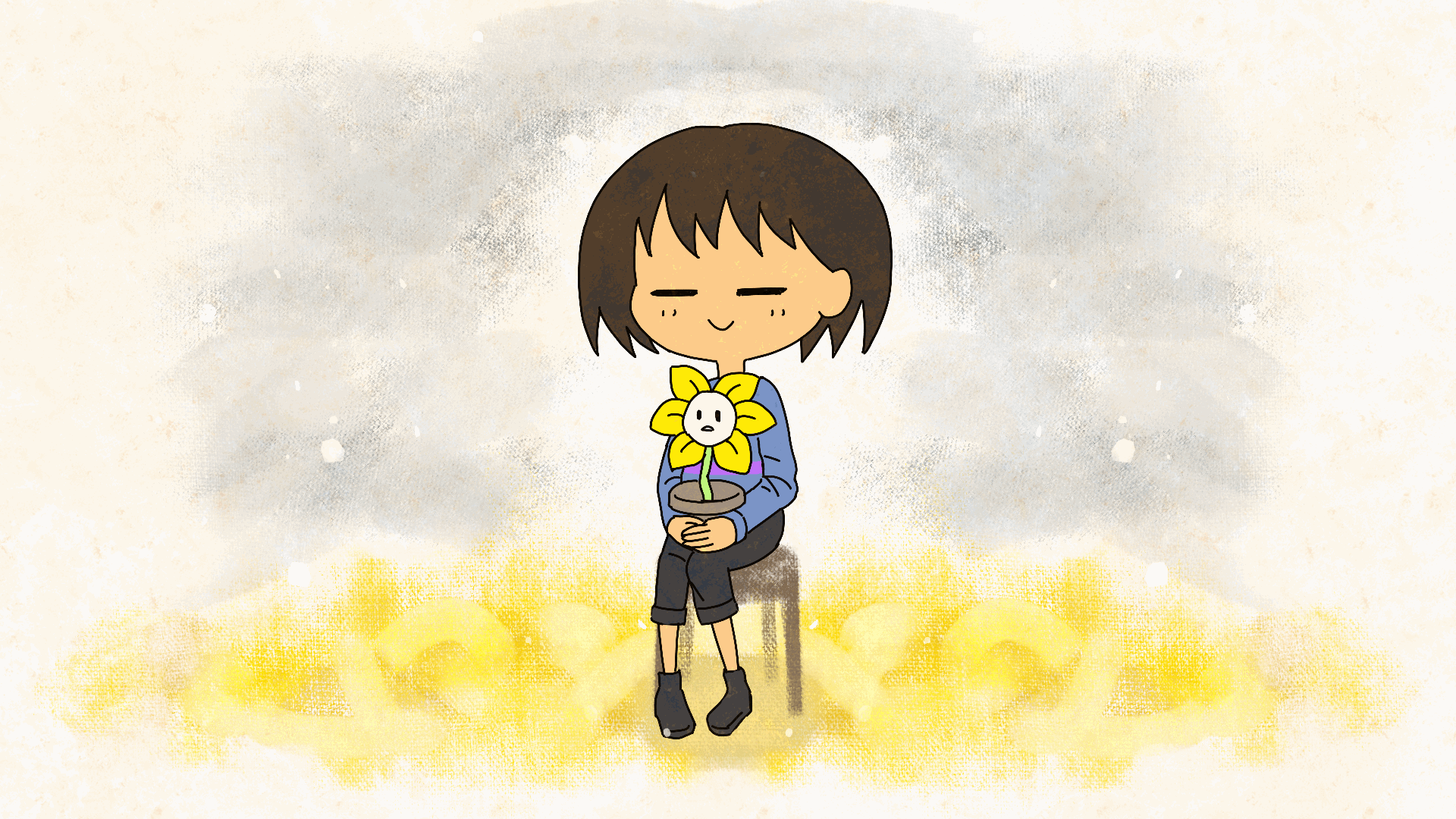 ニンゲンとお花-1