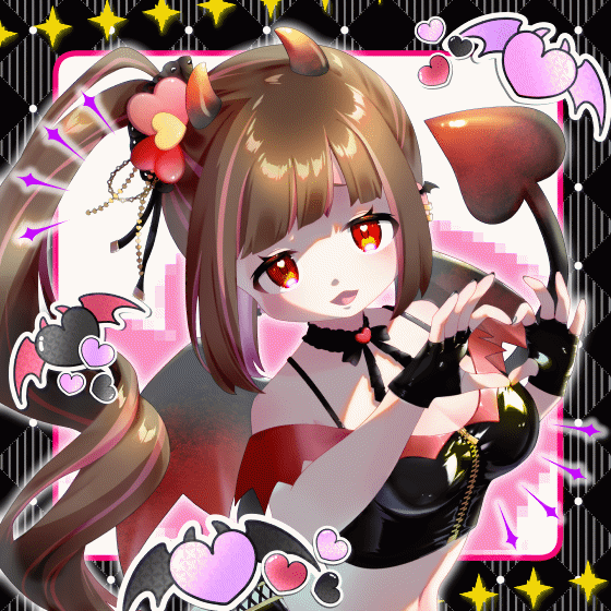 一枚絵アニメーション_小悪魔-1