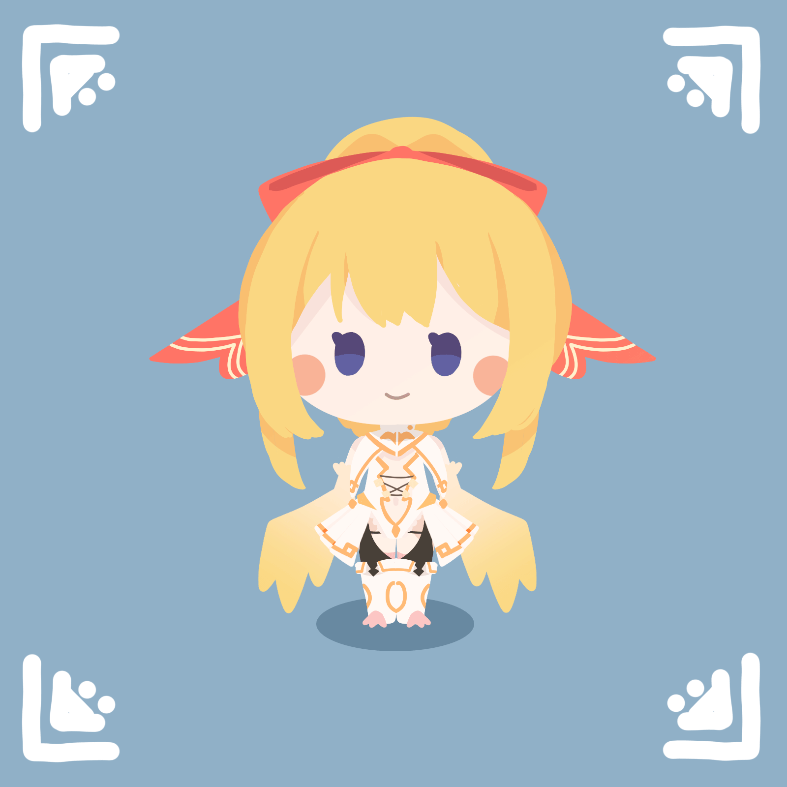 Vtuberデフォルメイラスト-1