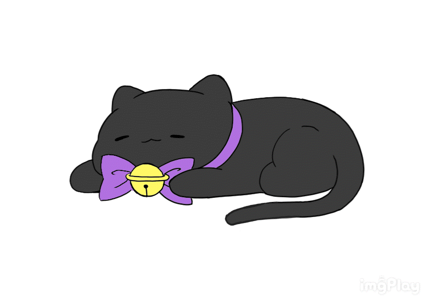 黒猫−おひるね-1