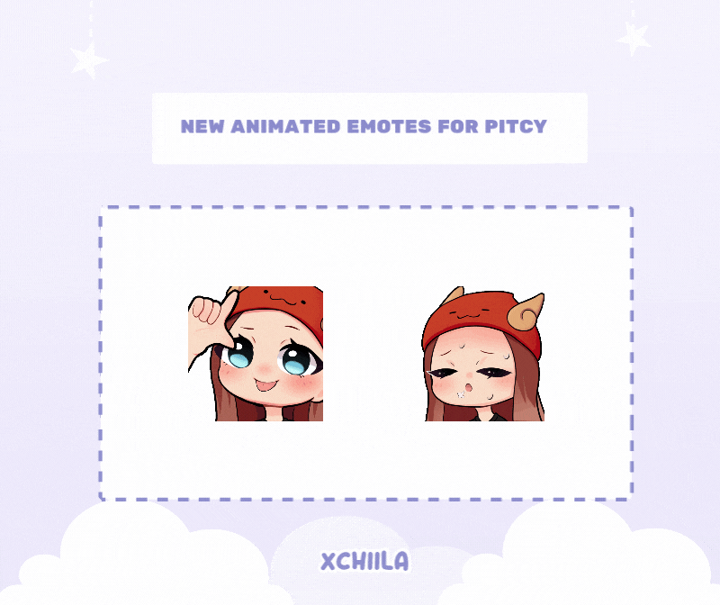 Animated emote commission for Pitcy-1