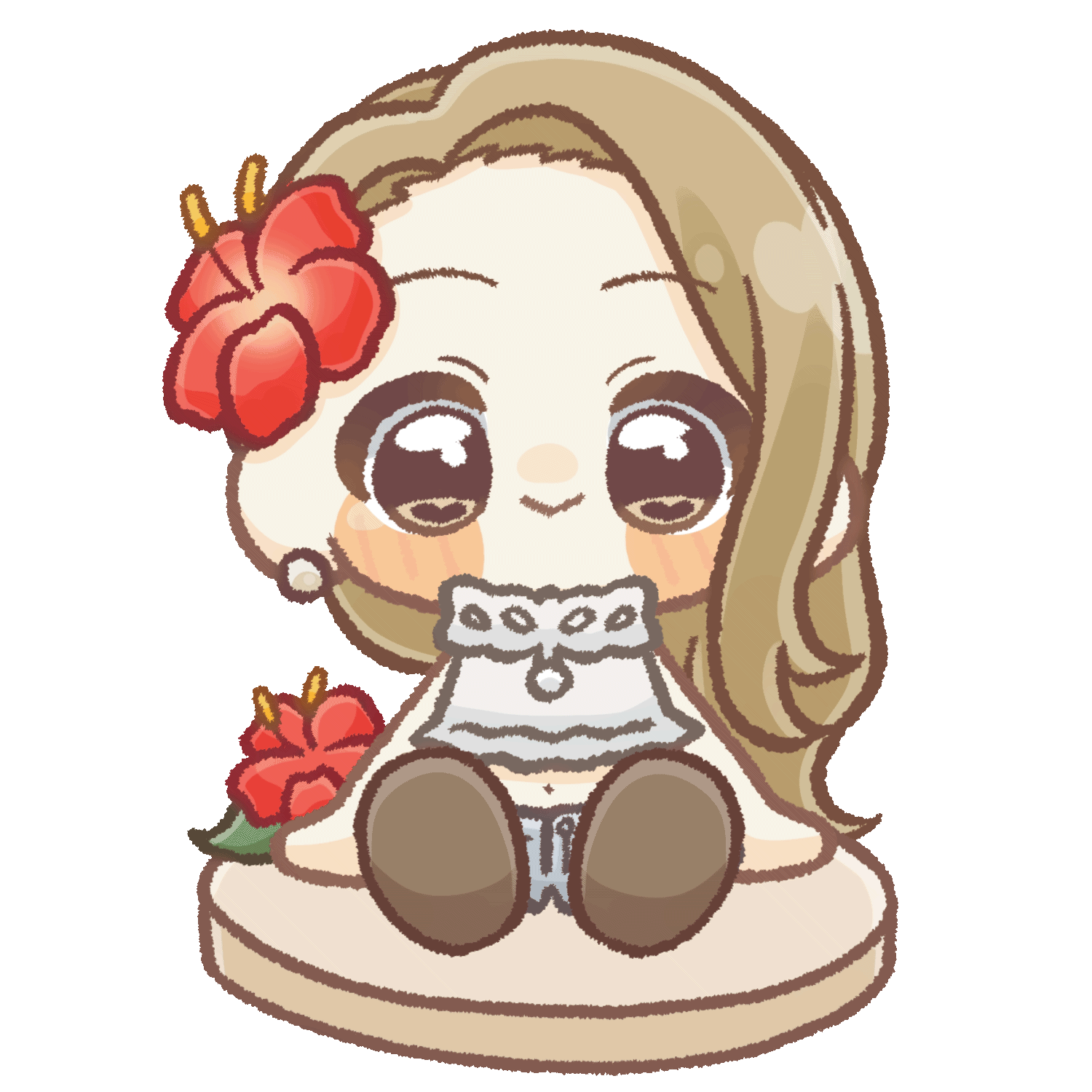 【りえぺこさん】アニメーションイラスト【Vtuberさん】-1