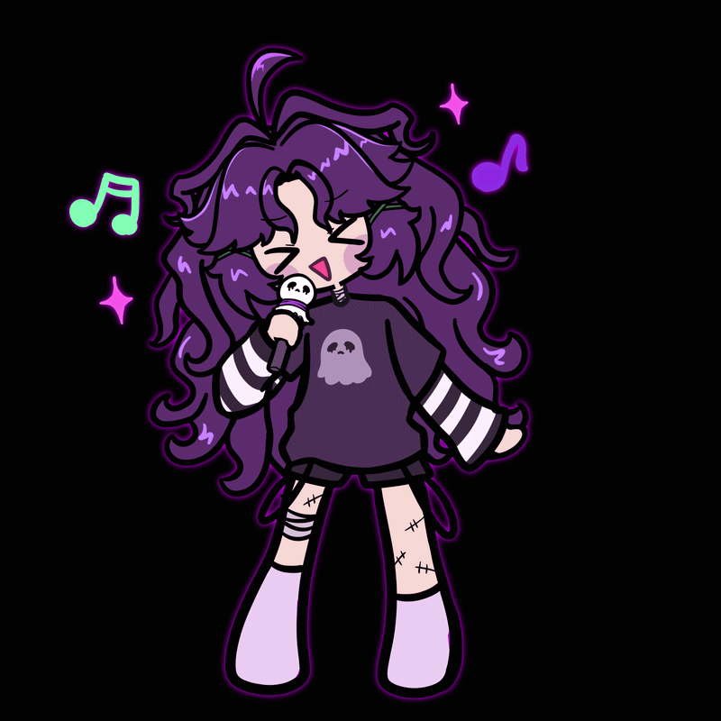 KAI SHINDERE ファンアート💜👻-1