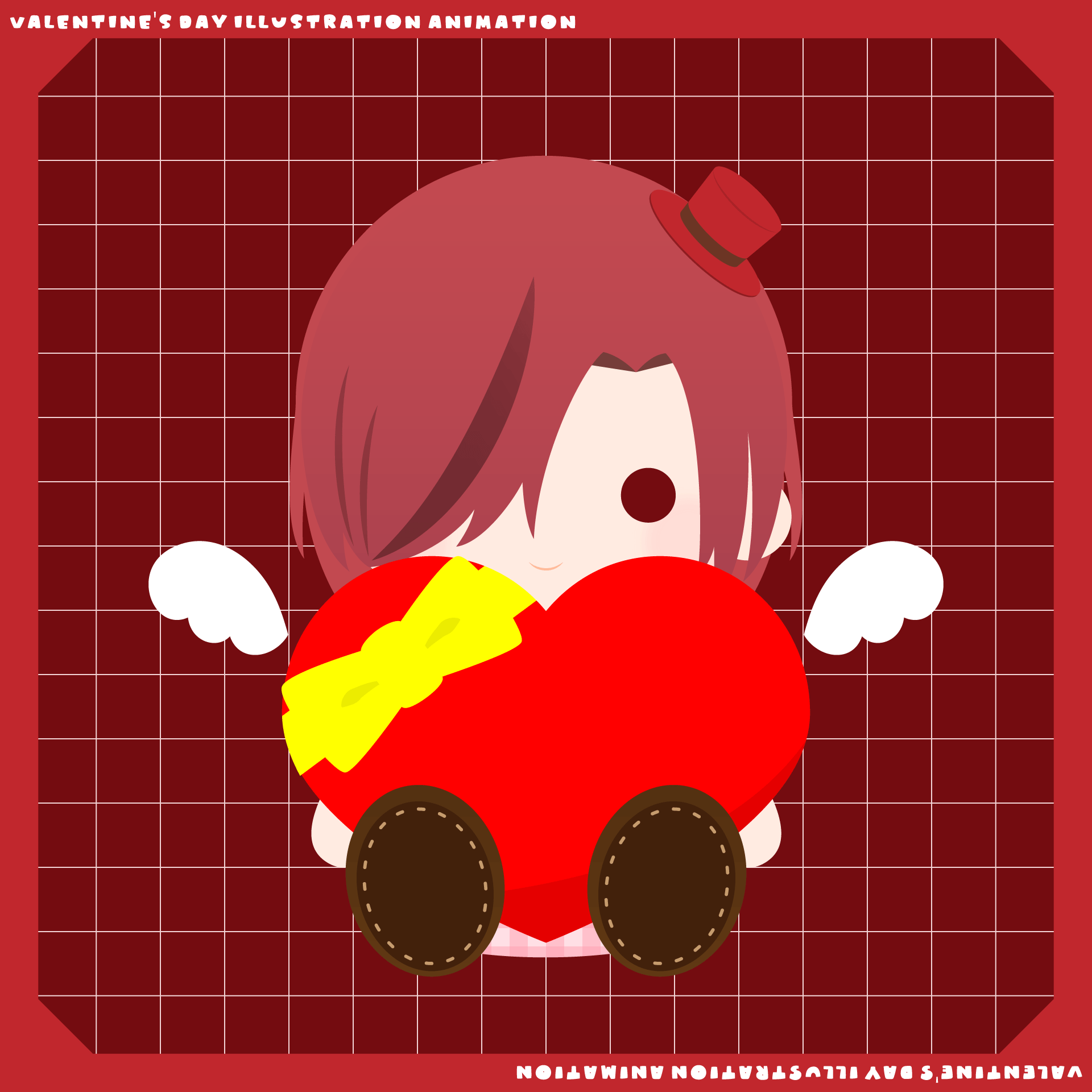 アニメーション付バレンタインイラスト / 夢幻大様-1