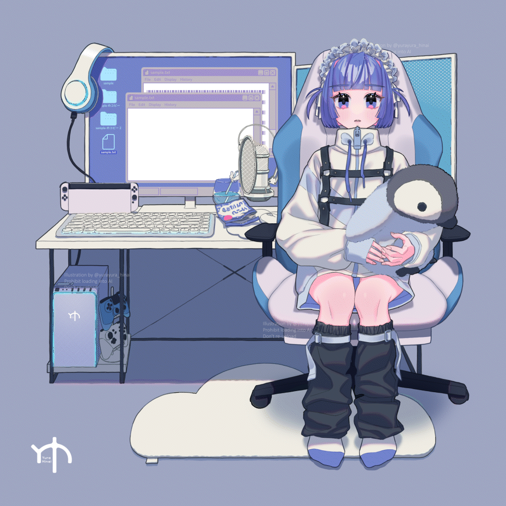 配信開始前イメージのループアニメーション💭-1
