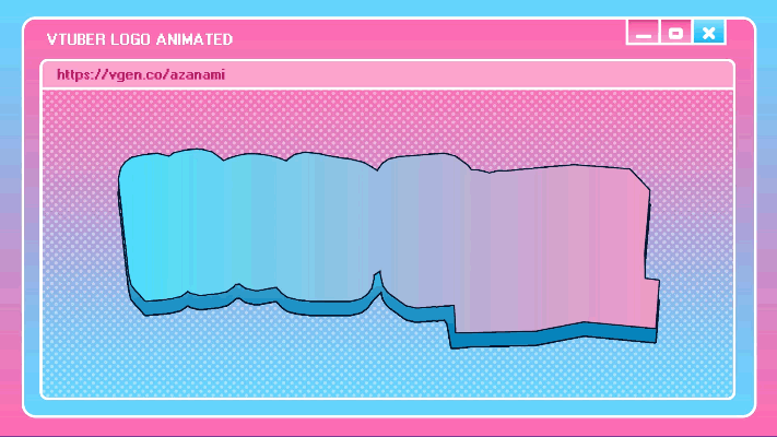 v tuber logo + animated-1