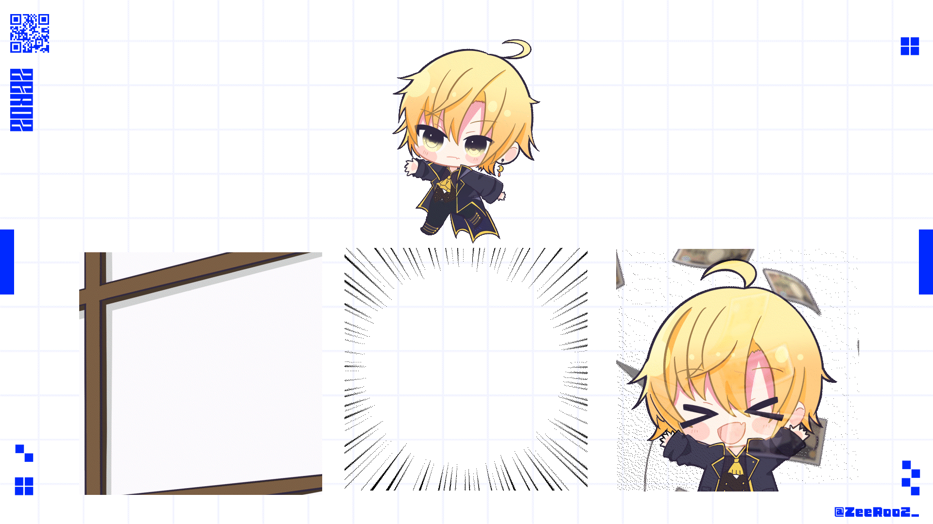 夜神ちろる様　Twitchスタンプイラスト-1