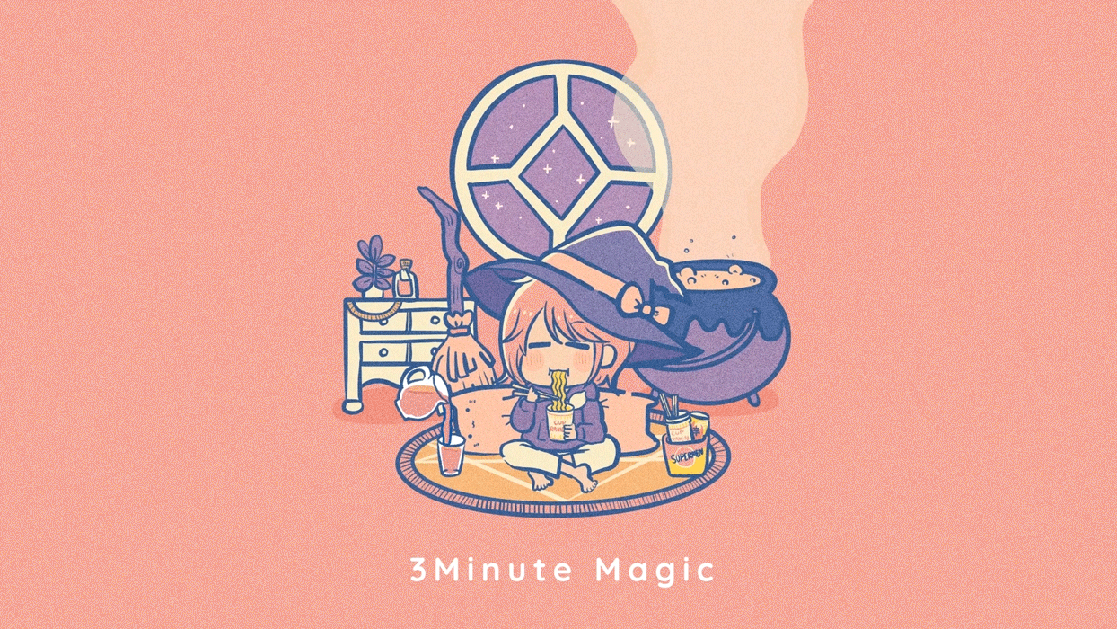 【gifアニメ／ループアニメ】3分でできる魔法🍥-1