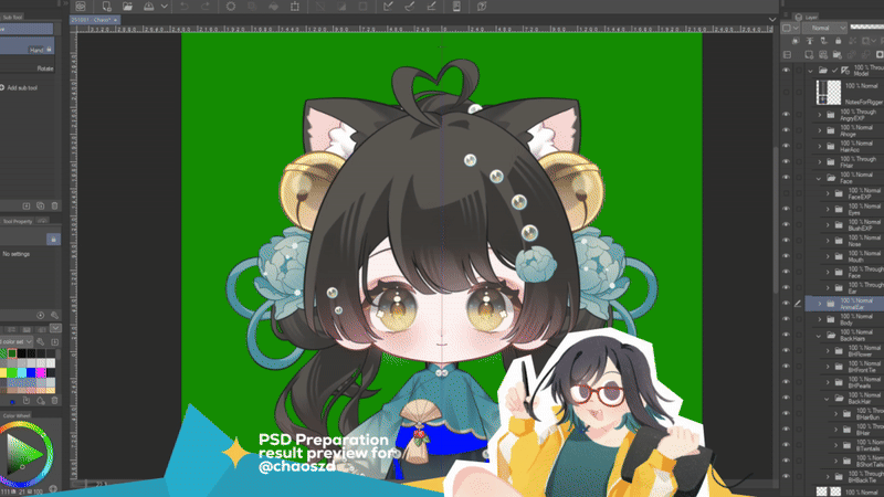PSD Preparation | Chaos Live2d Model-1