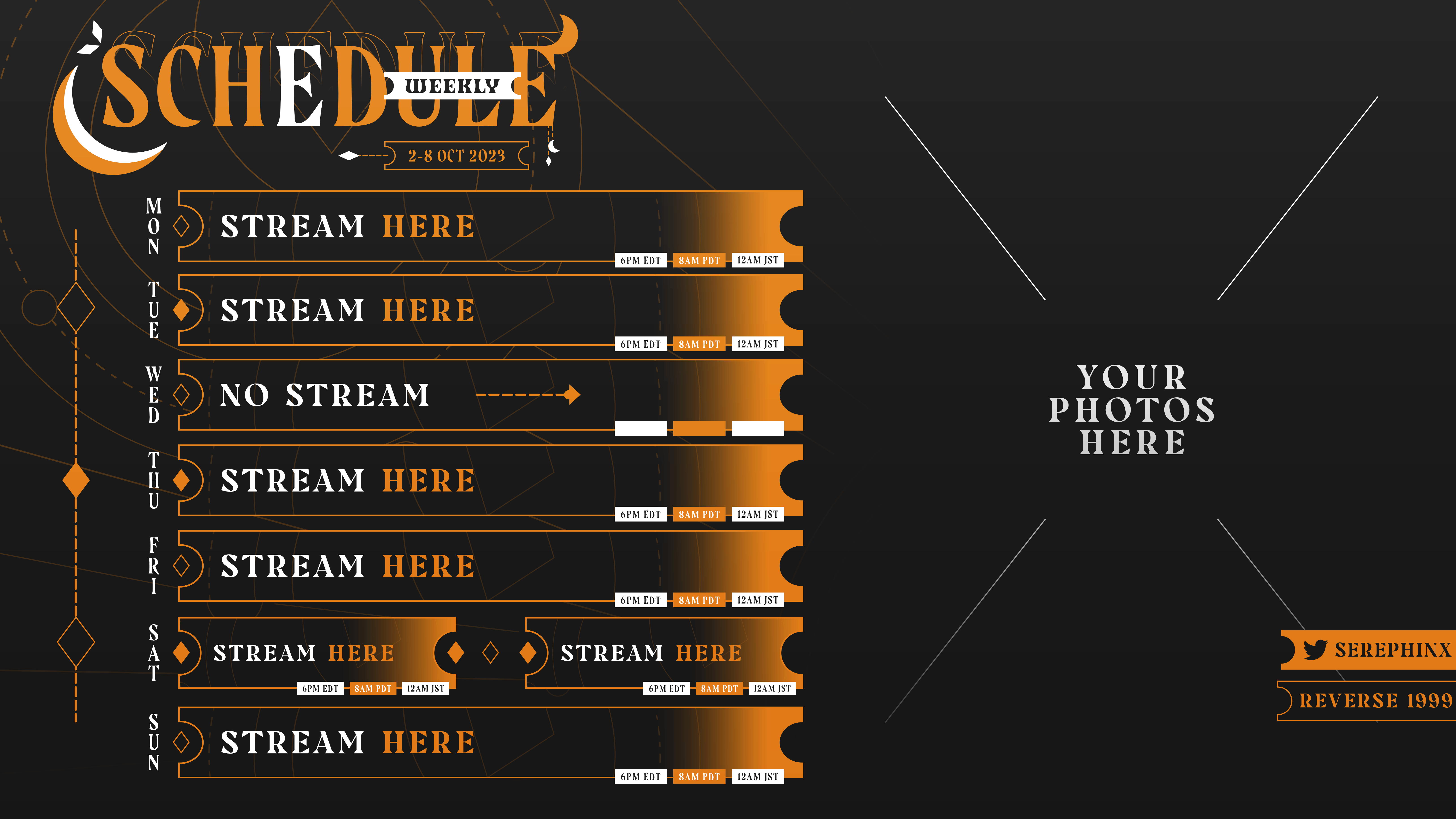 WEEKLY SCHEDULE ASSETS-1