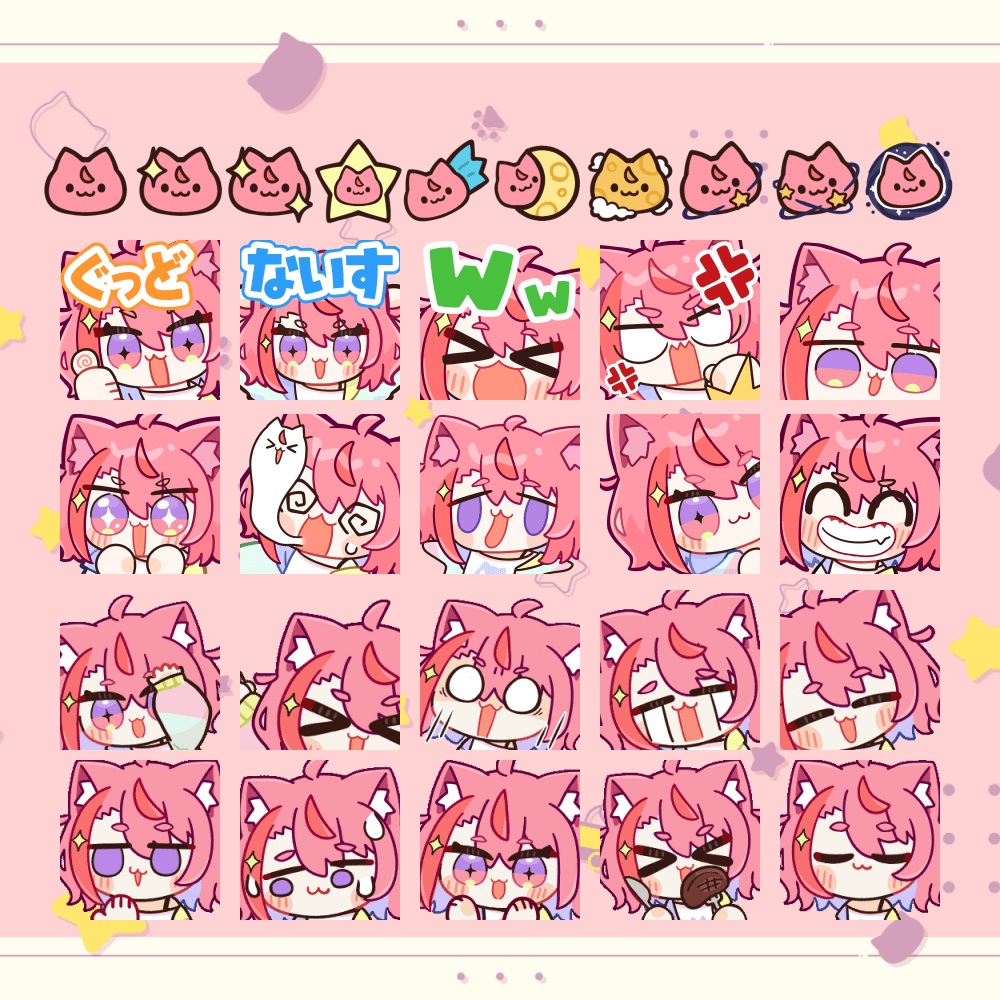 宙星ぱる様サブスクスタンプ/バッジ-1