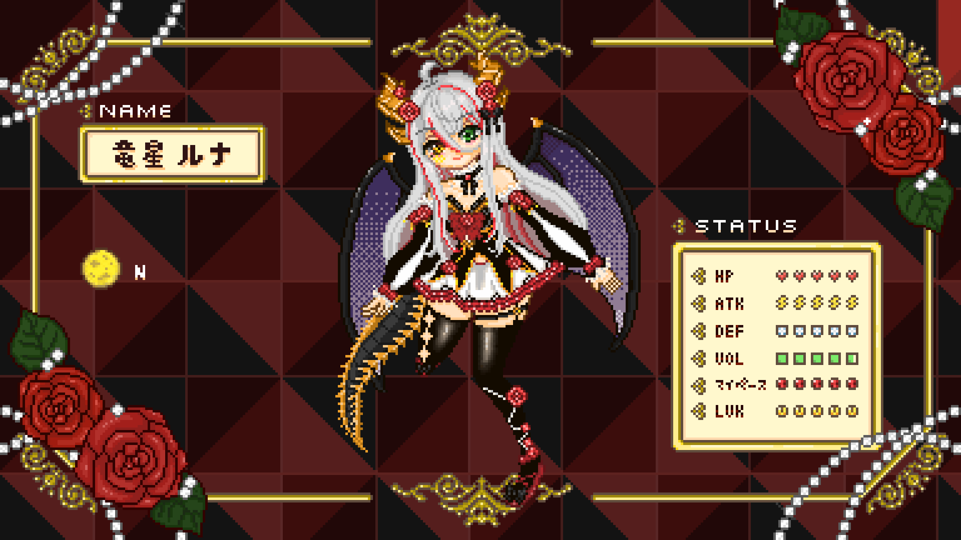 ドット絵ループアニメーションの配信待機画面-1