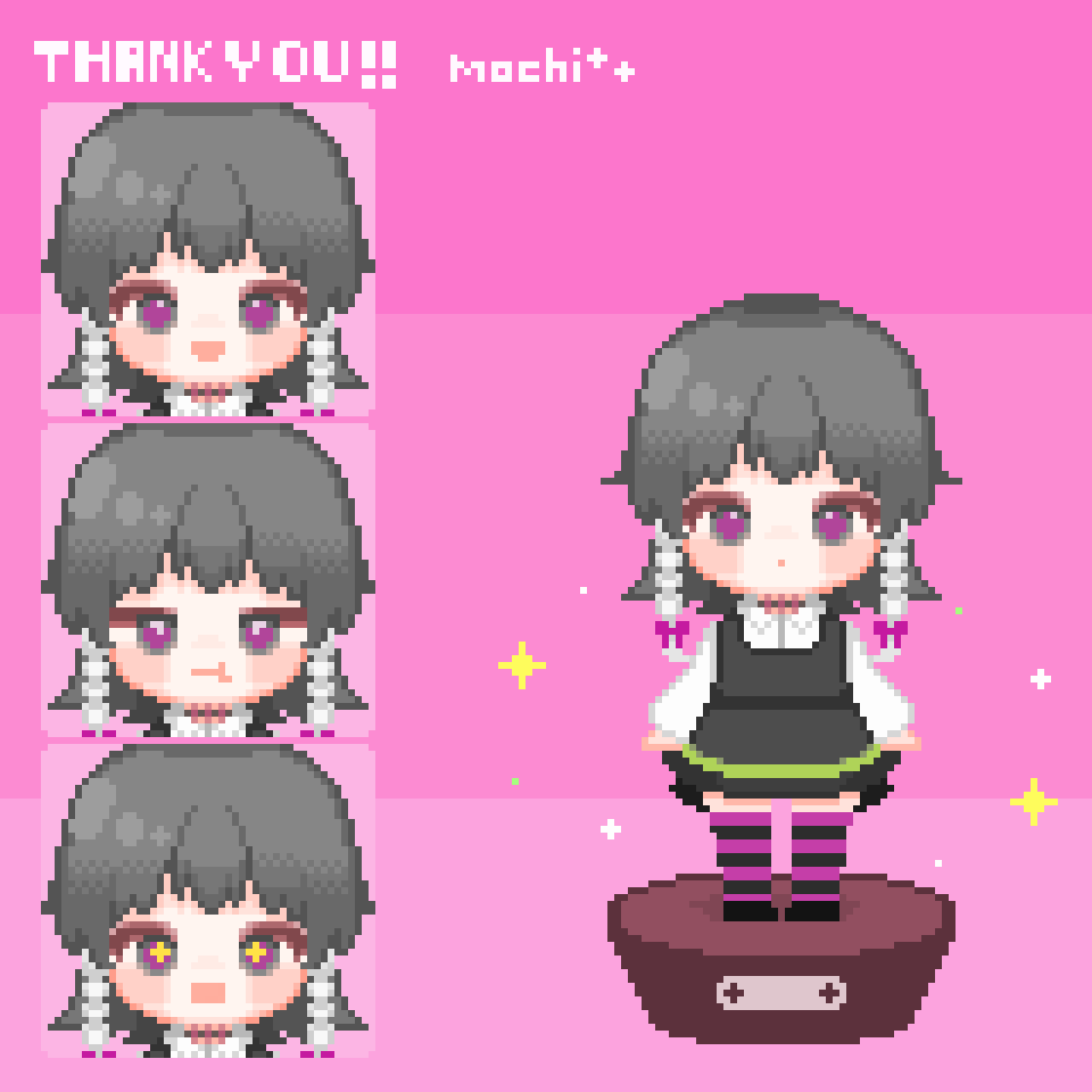 サンプル【立ち絵風+表情差分】-1