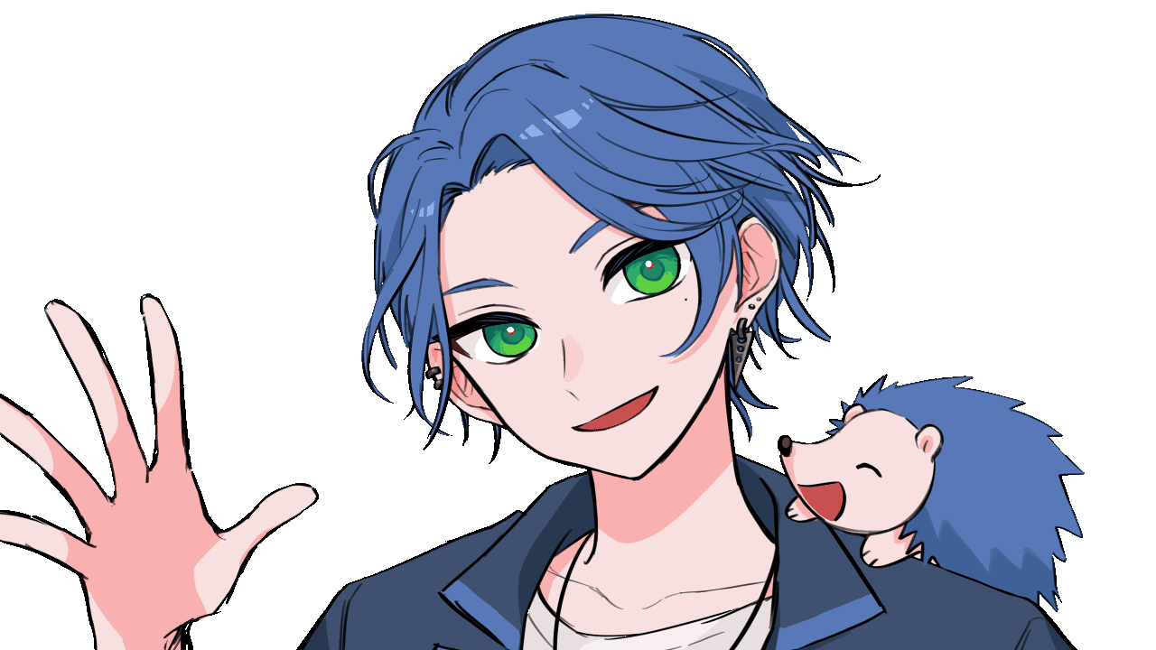 藍水ひれん/イラスト（ムービー）-1