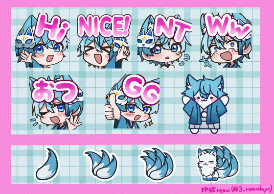 【ご依頼】Twitchスタンプ＆バッチ 2025/06/07-1