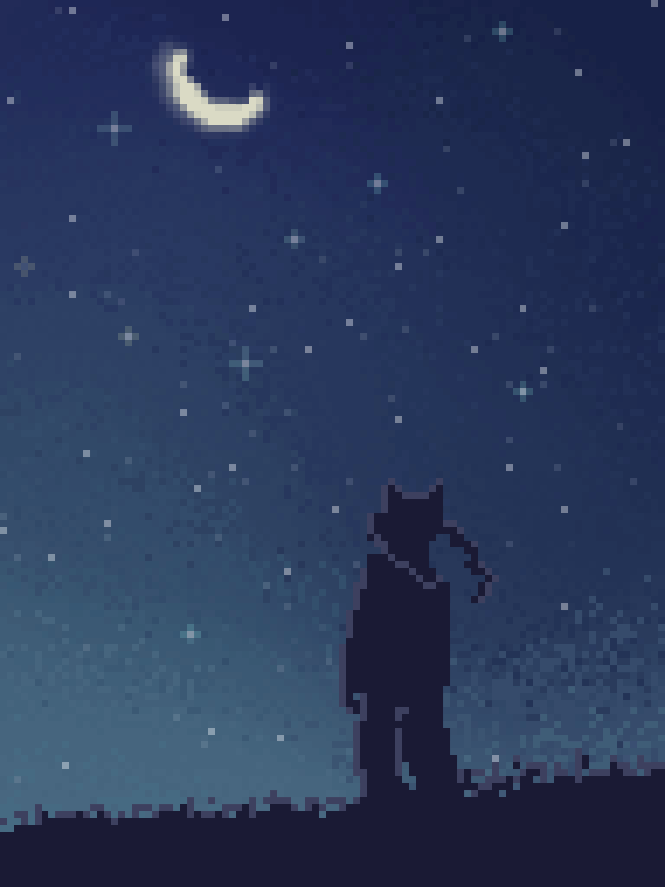 「静かな星」GIFアニメ-1