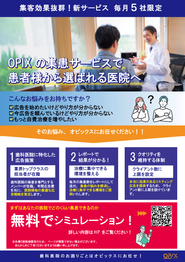 歯科医院向けの広告サービスの紹介-1