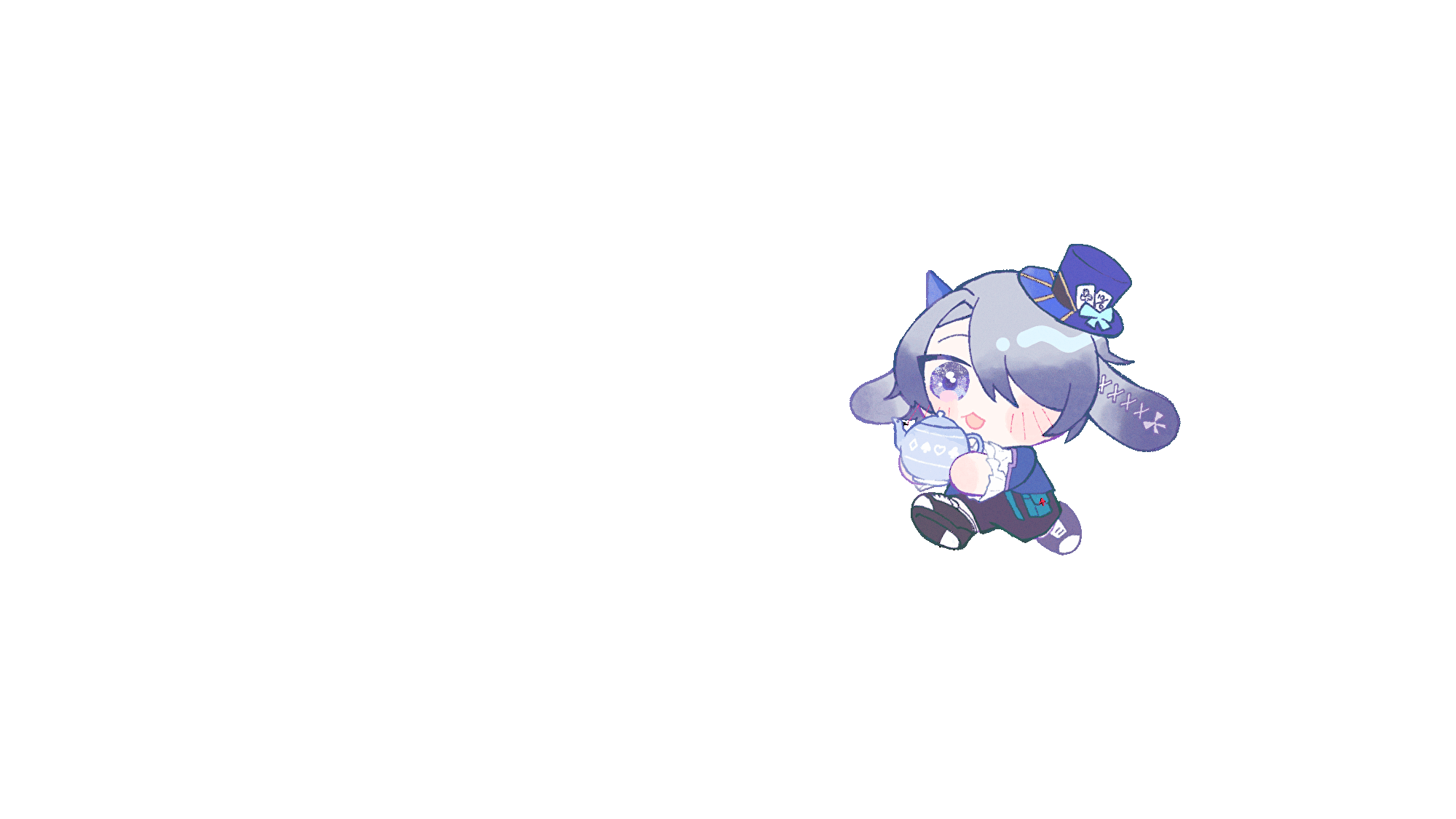 兎ヰ真宵　配信OP　gifアニメ-1