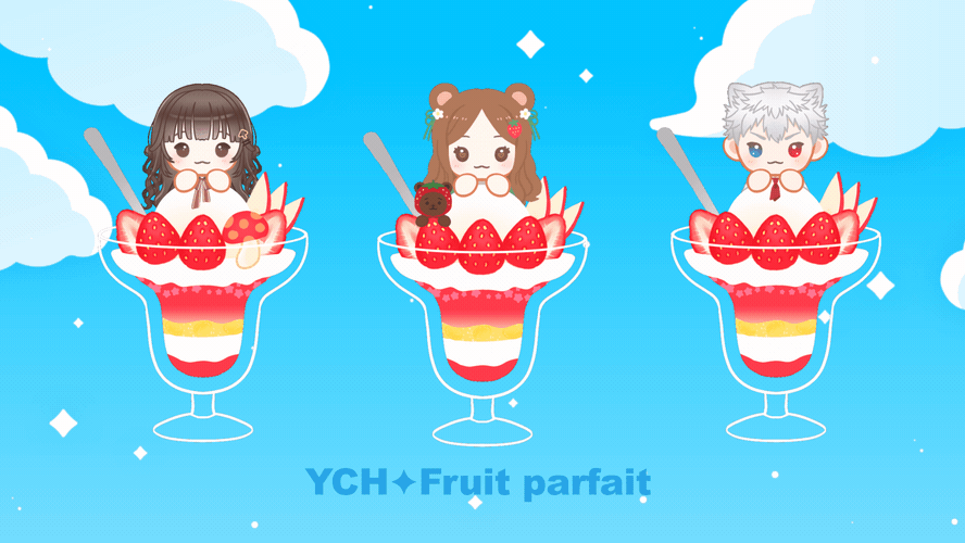 strawberry parfait　🍓いちごパフェ-1
