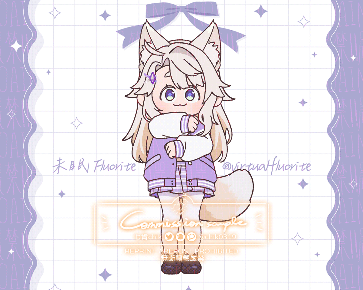 未眠 Fluorite @virtualfluorite | 動態插圖-1