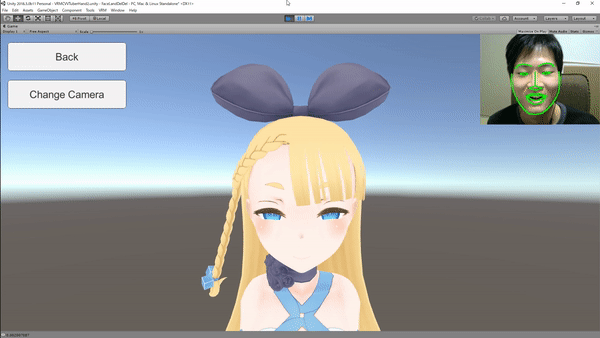 普通のwebカメラだけでフェイシャルキャプチャのプレゼンスを高めてみた-1
