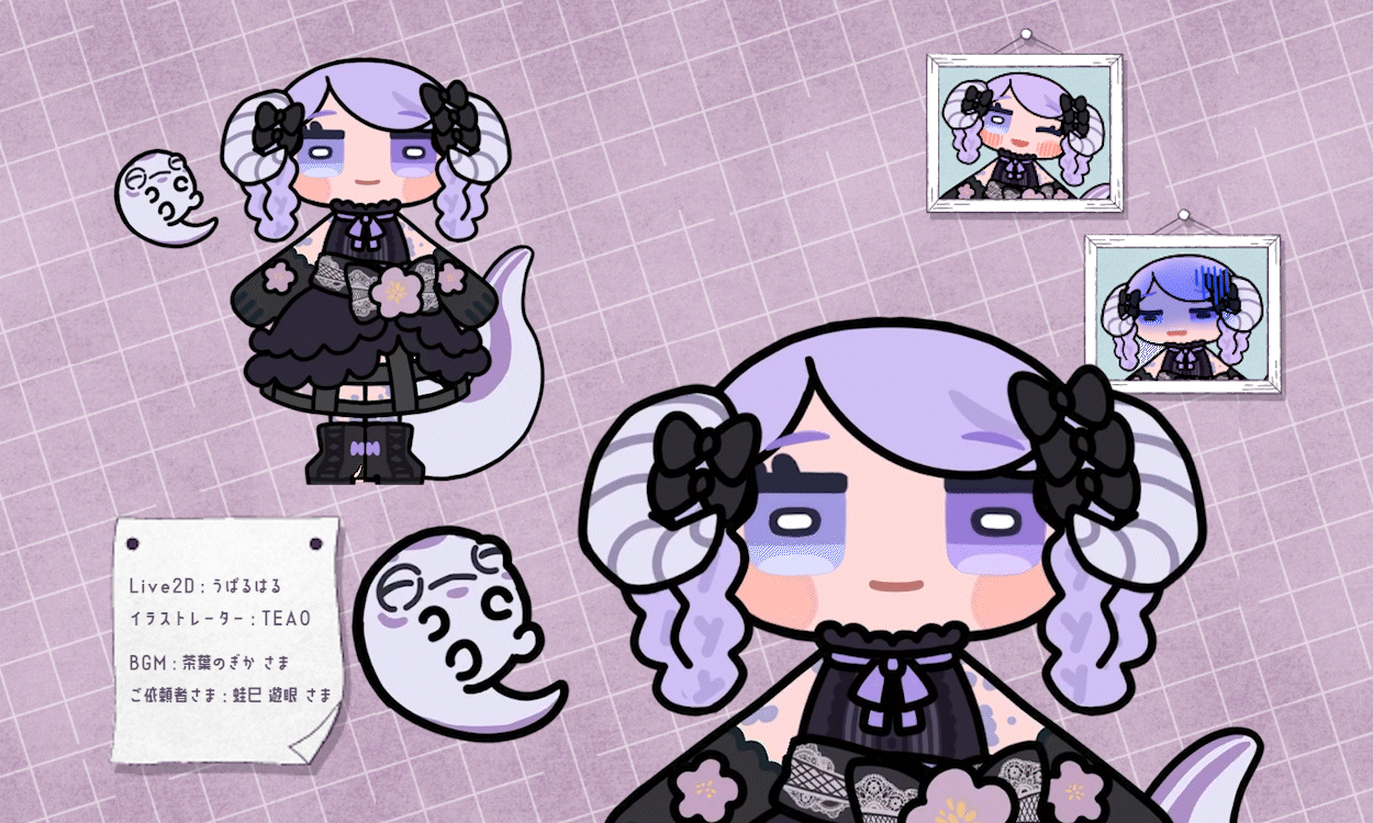 蛙巳遊眼さま Live2D-1