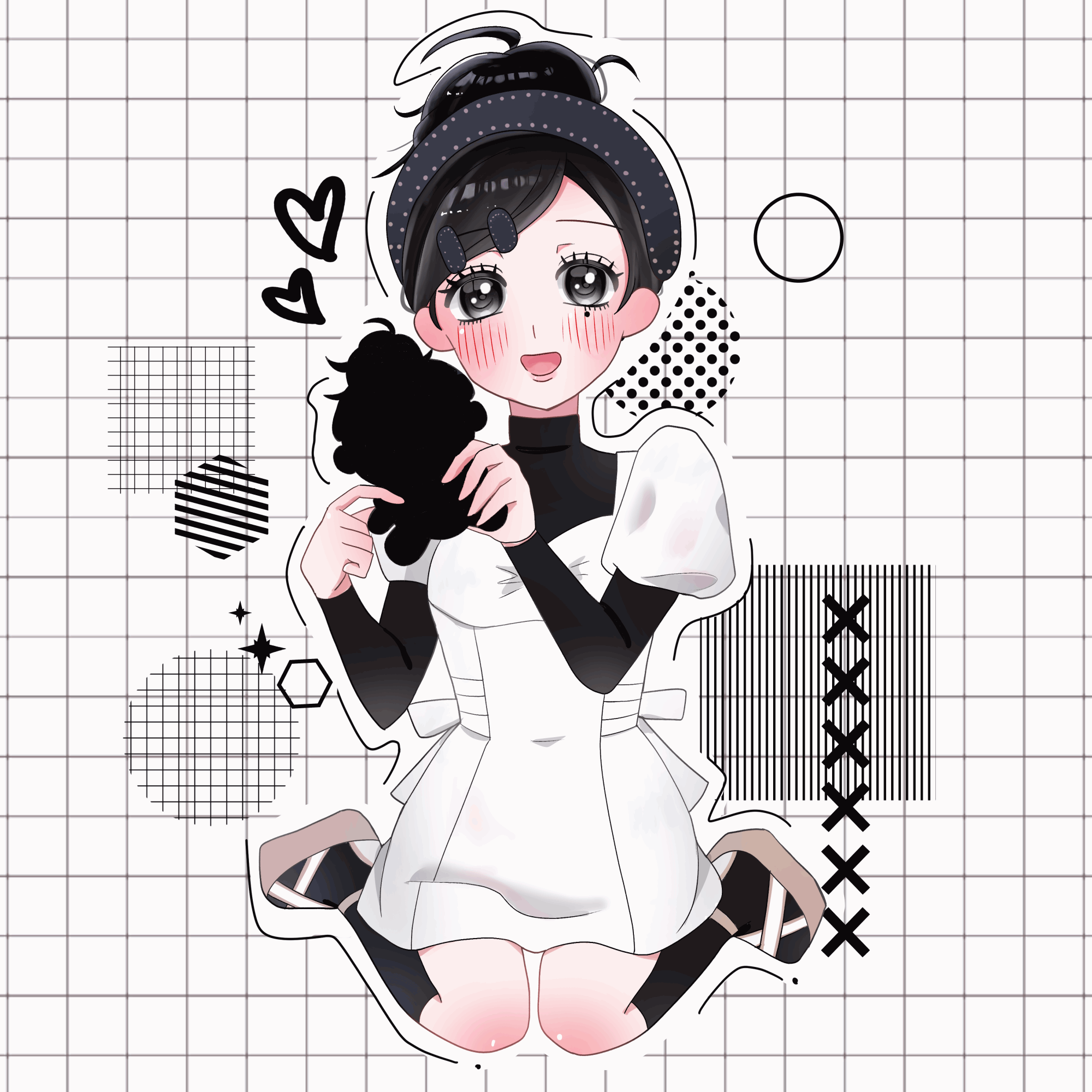 ぬい持ち全身＋瞬きGIF-1