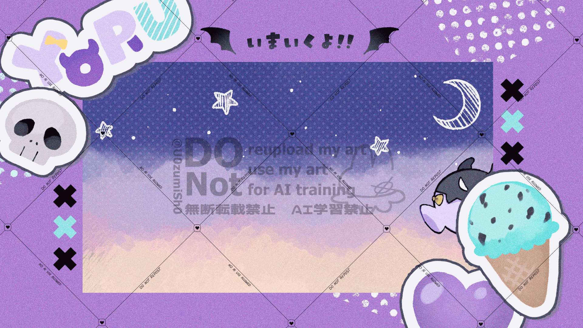 唄夜乃よる様　配信OPアニメーション-1