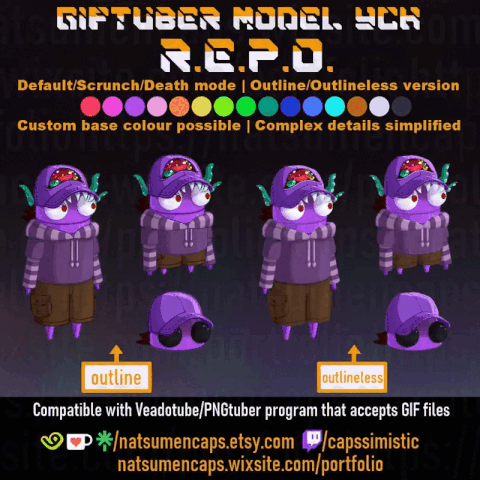 REPO GIFtuber model YCH-1