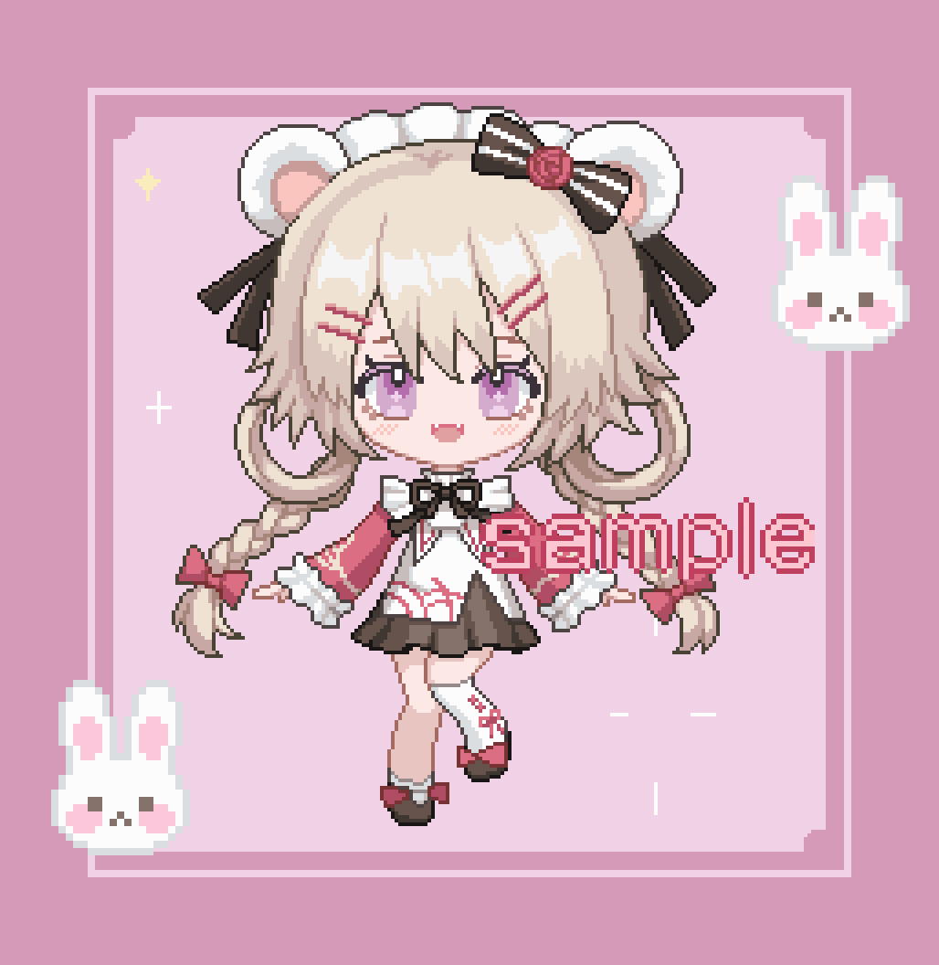 Pixel Flying Chibi Fullbody YCH-1