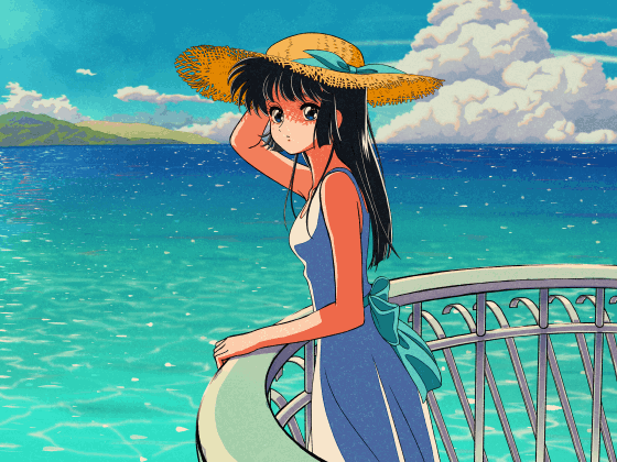 文坂なの様　真夏のリュミエール　MVアニメーション、イラスト-1