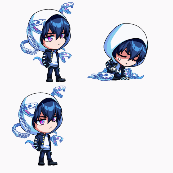 【お仕事】SDキャラ素体/モーション-1